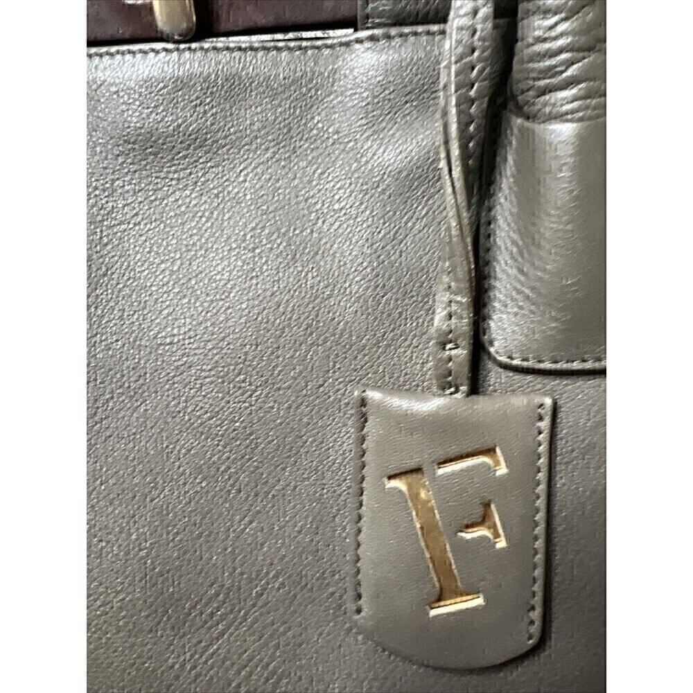FURLA  fine pebble Leather tote Shoulder bag - Picture 3 of 16